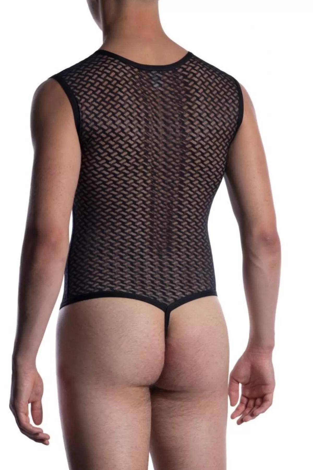 Best Sale Sally's Toy Black Pattern Mesh String Body - S