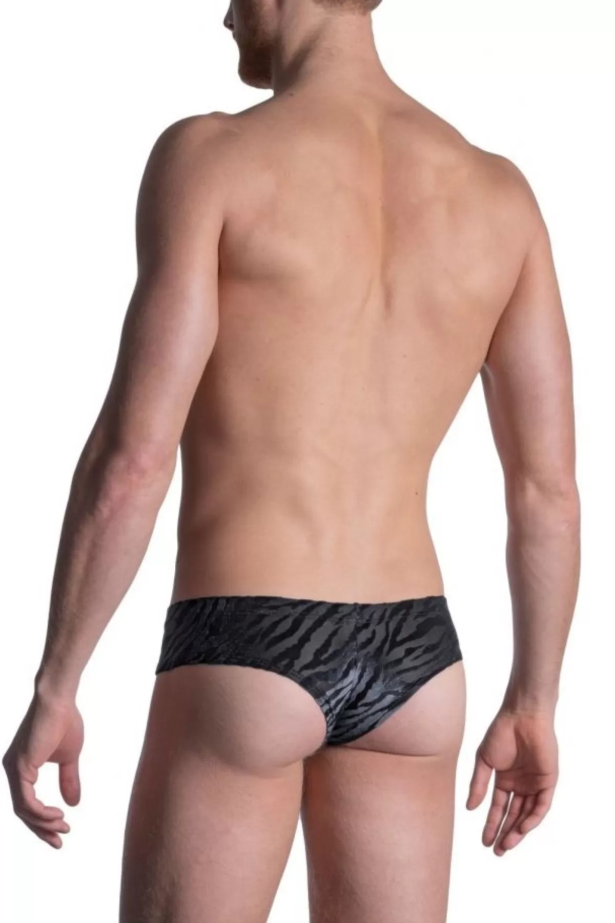 Online Sally's Toy Black Zebra Print Cheeky Brief - L