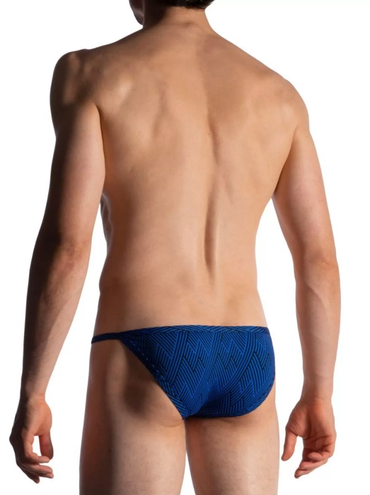 Sale Sally's Toy Blue & Black Ultra Tanga - L