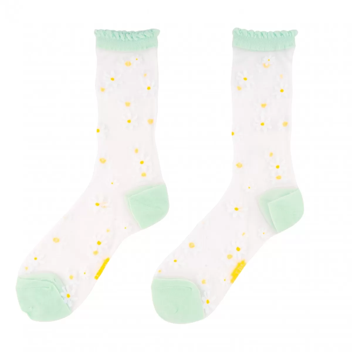 Clearance Sally's Toy Daisy Sheer Socks (Pre-order)