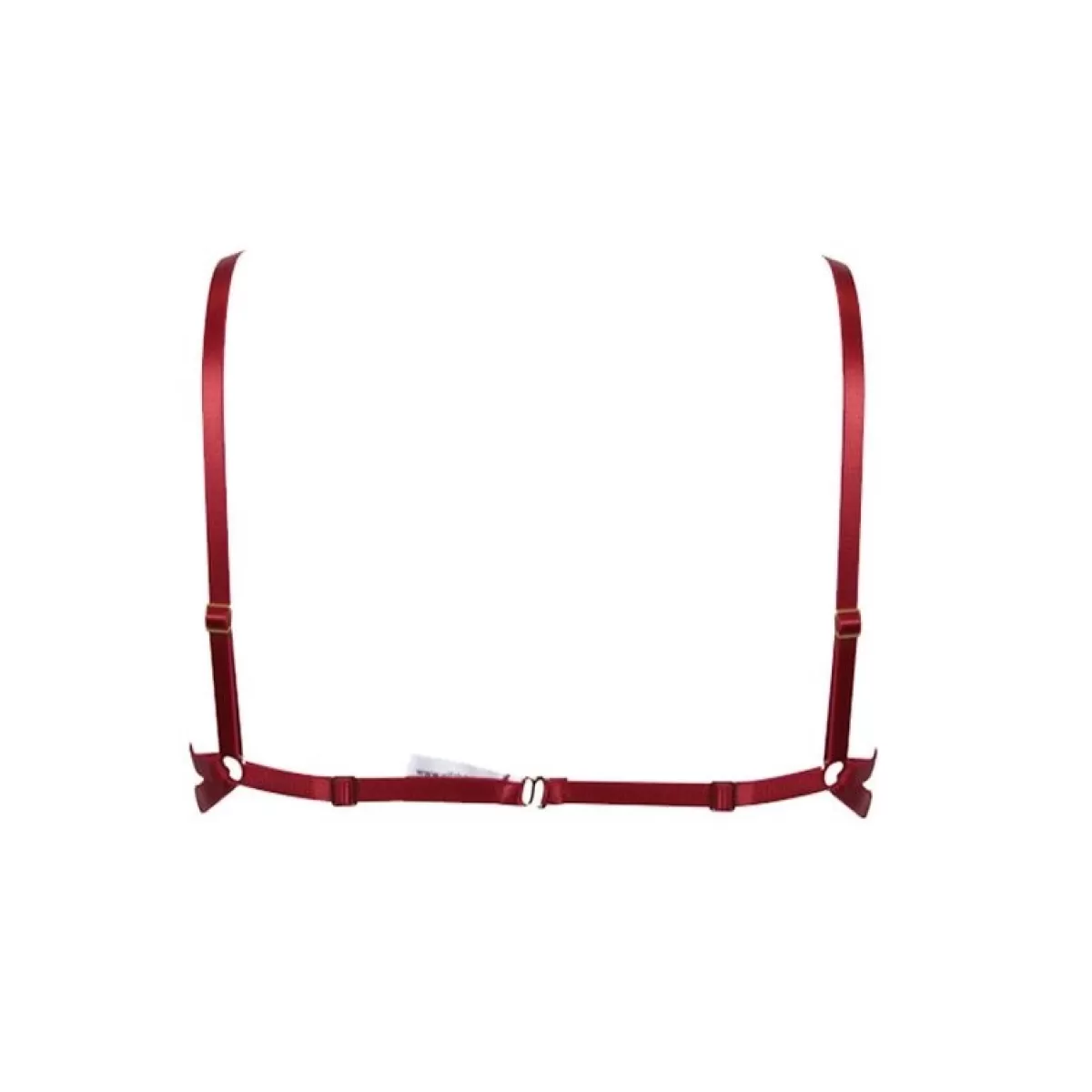 Cheap Sally's Toy D-ring Bondage Red Bra