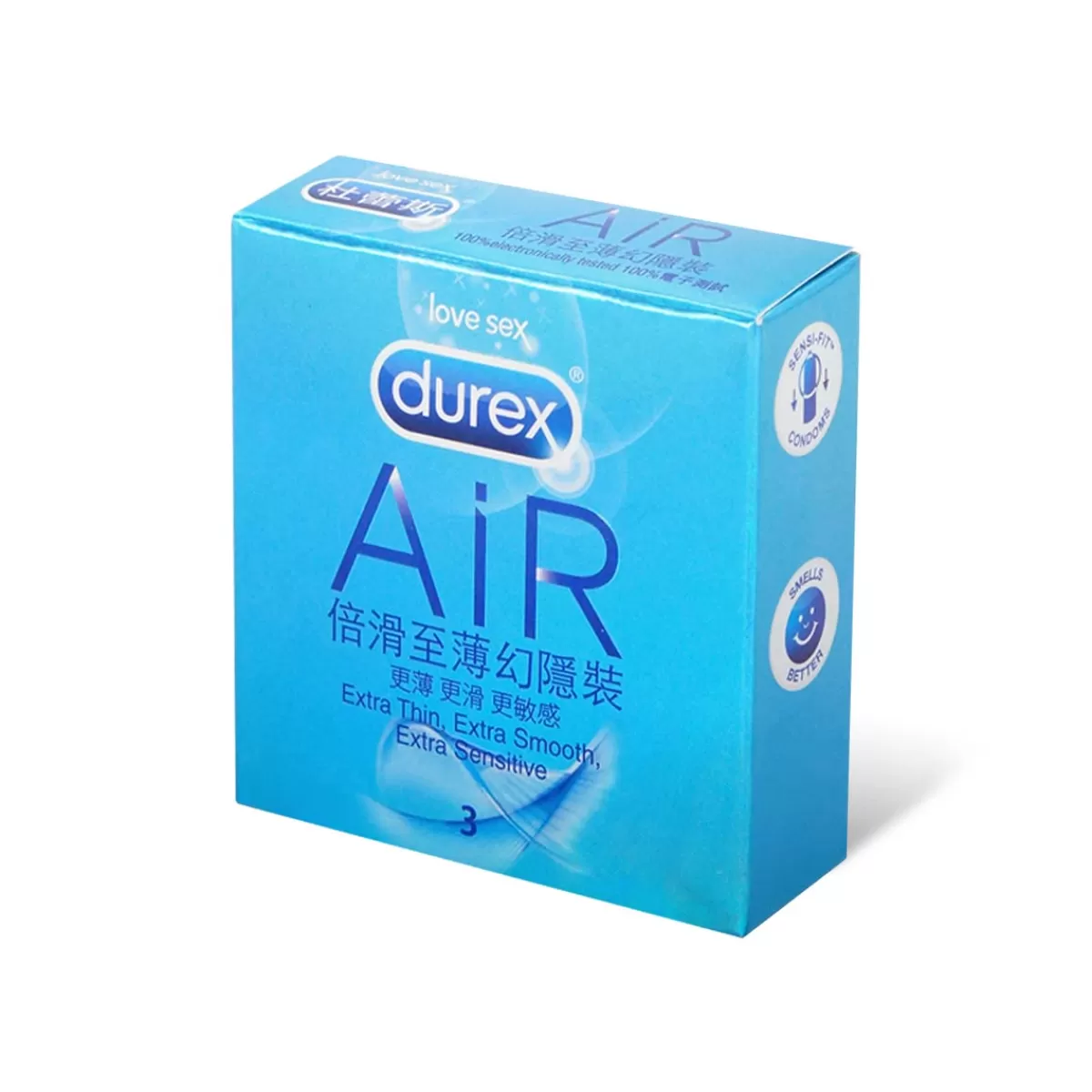 Hot Sally's Toy Durex Air Extra Smooth Latex Condom- 3's pack