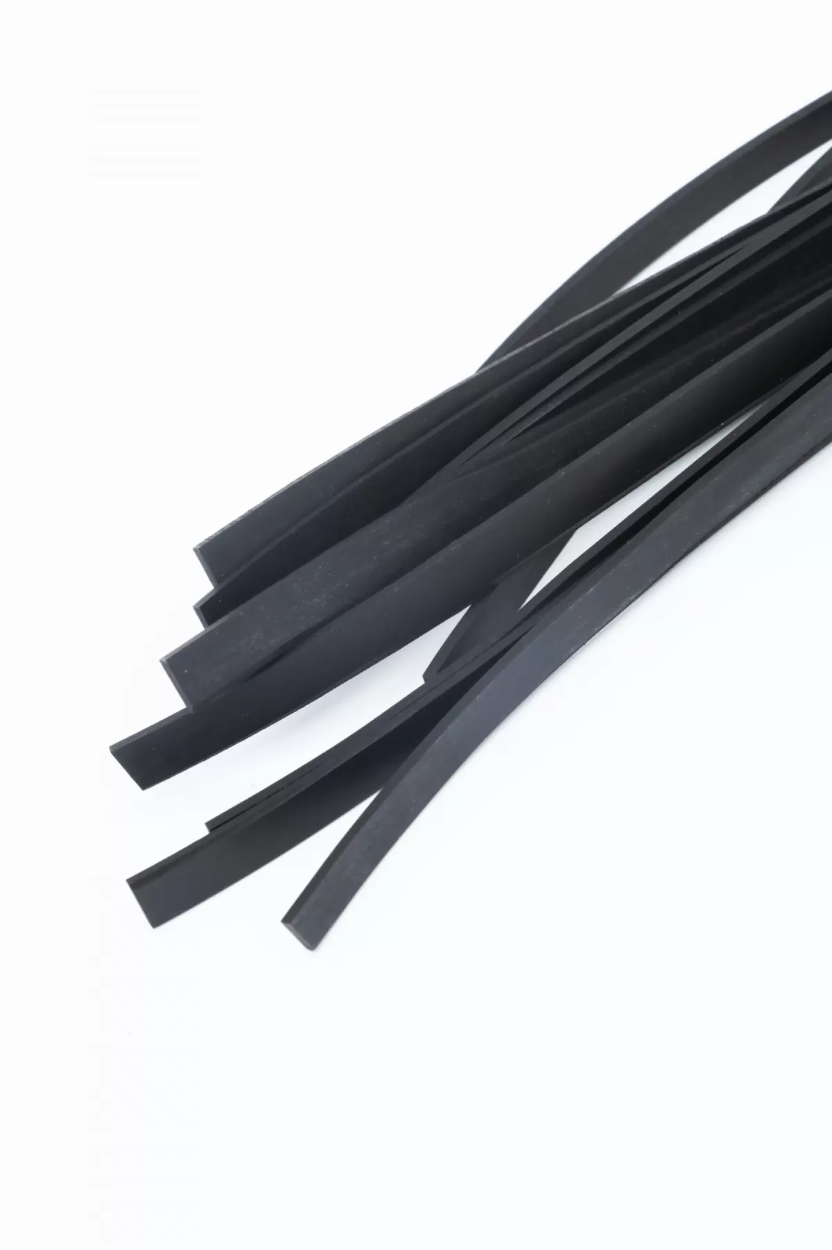 Flash Sale Sally's Toy Flat Rubber Handcraft Flogger Skinni Basic - Black