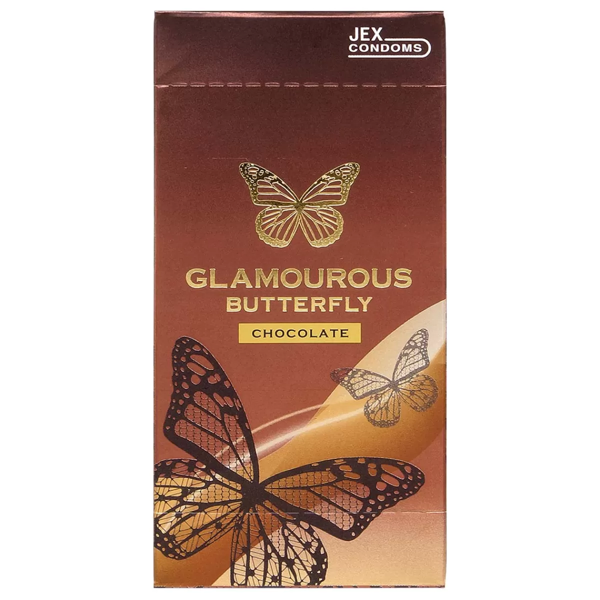 Fashion Sally's Toy Glamourous Butterfly Chocolate 6's pack Latex Condom