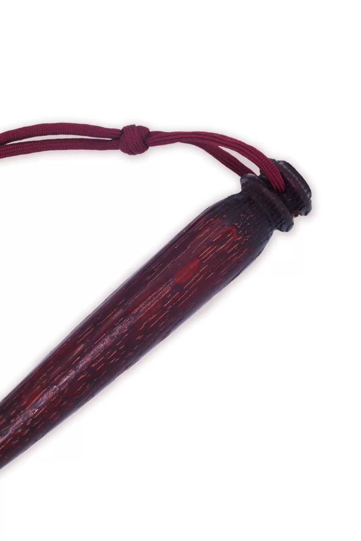 Hot Sally's Toy Handcraft Cowhide Whip with Wood Handle - Black