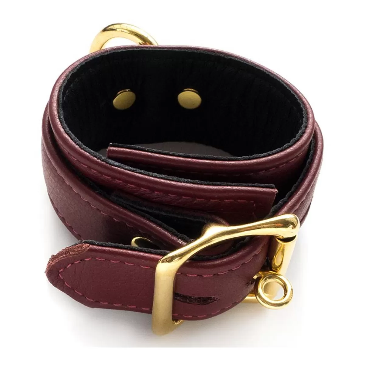 New Sally's Toy JT Signature Collection Wrist Restraints - Merlot Red