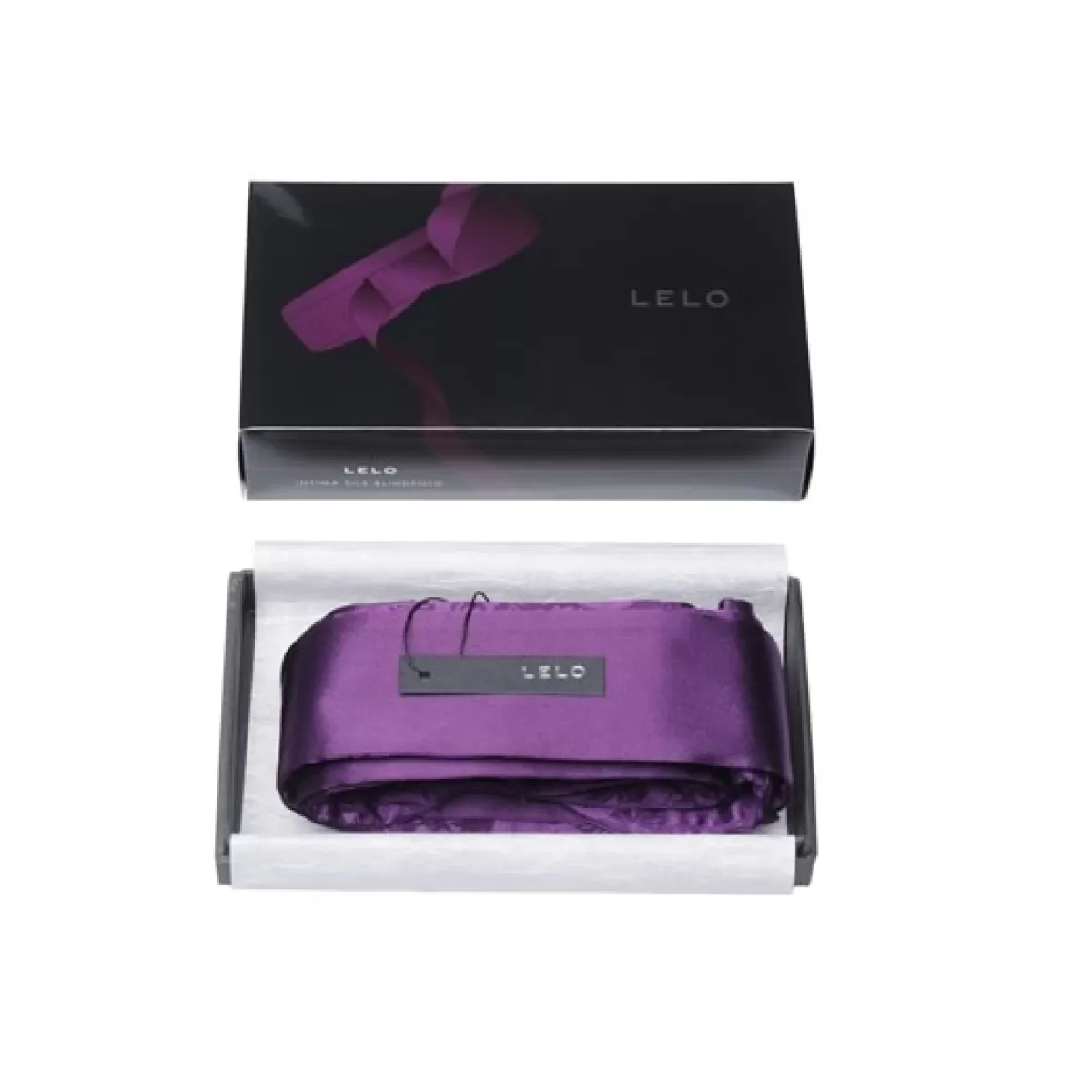 Discount Sally's Toy LELO Intima Silk Blindfold - Purple