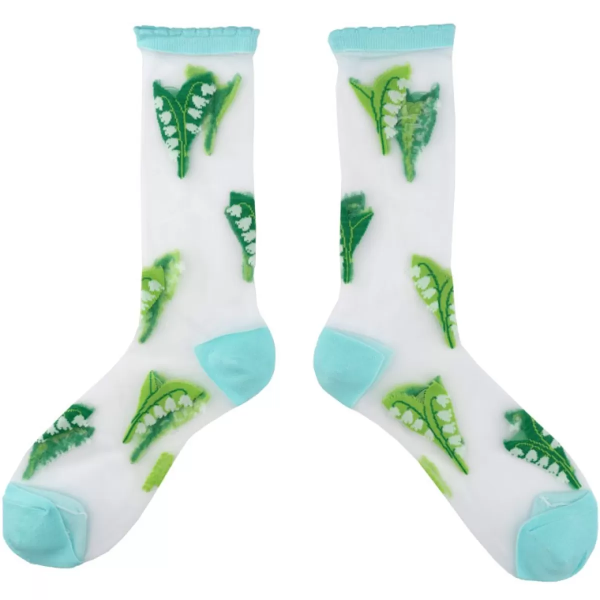 Sale Sally's Toy Lily of the Valley Sheer Socks (Pre-order)