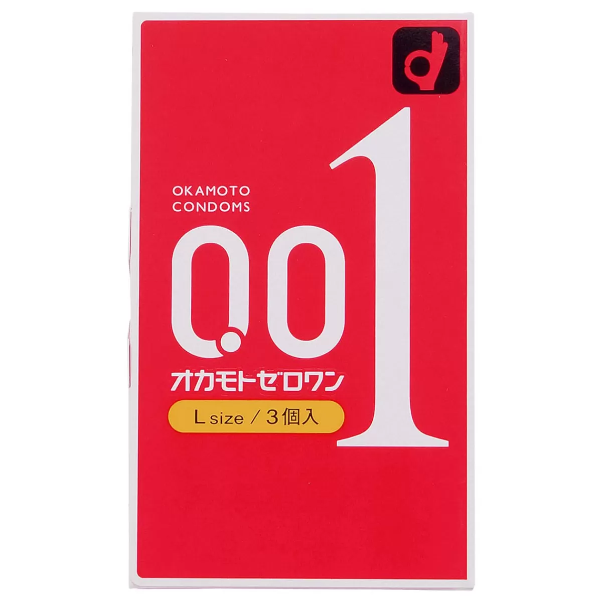 New Sally's Toy Okamoto 0.01 Condom L-size - 3's pack