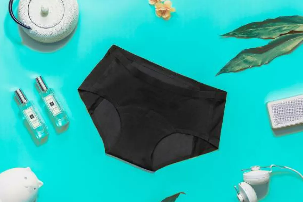 Clearance Sally's Toy Period Black Night Panty - XXL