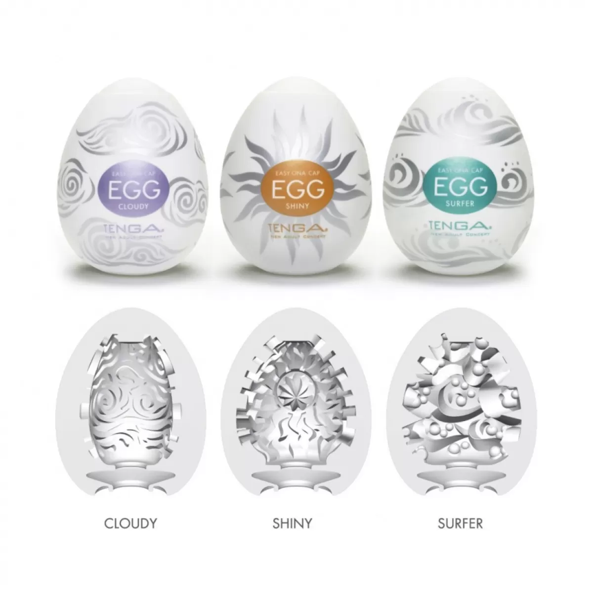 Best Sally's Toy Tenga Egg Season 3 & 4 - Half Dozen Set