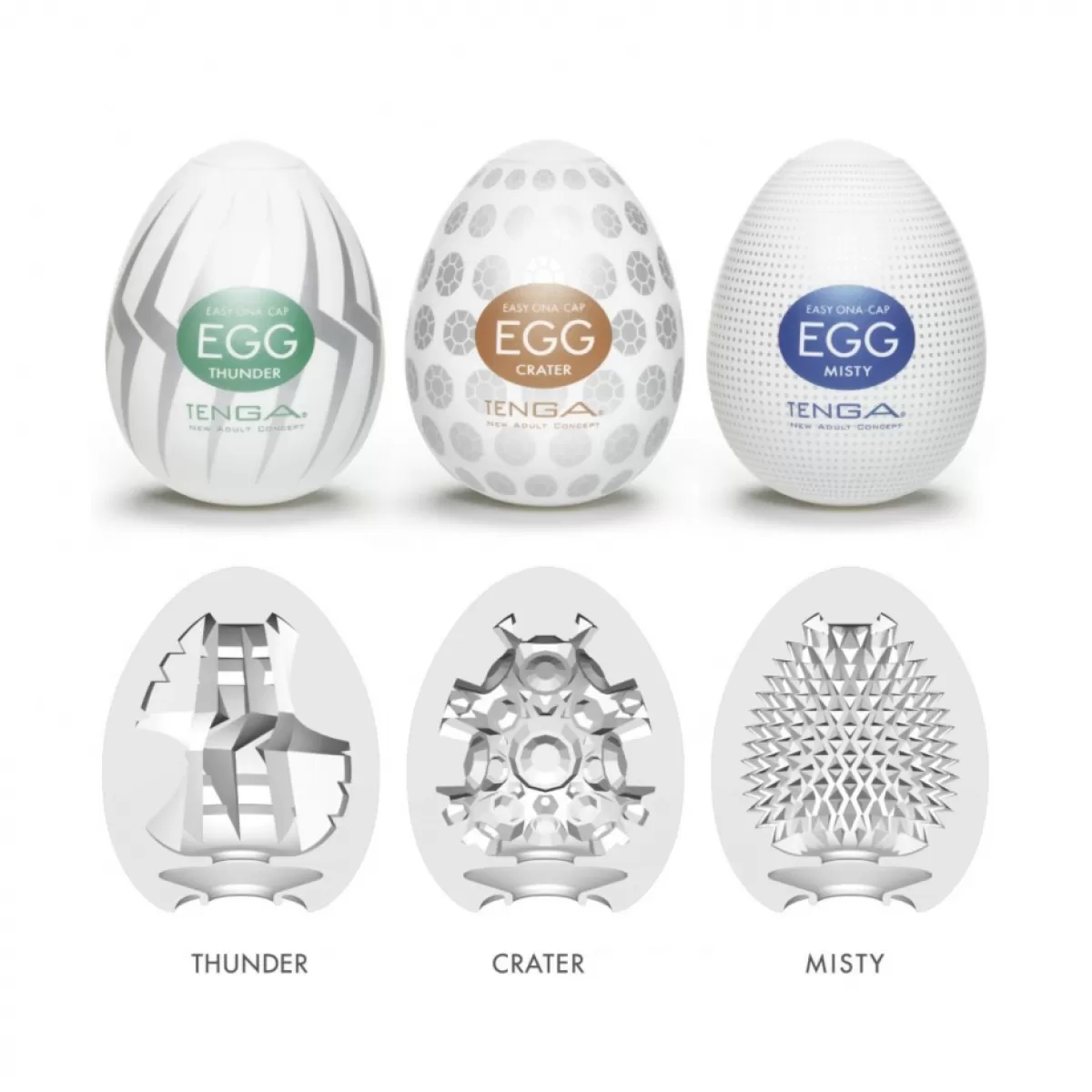 Best Sally's Toy Tenga Egg Season 3 & 4 - Half Dozen Set