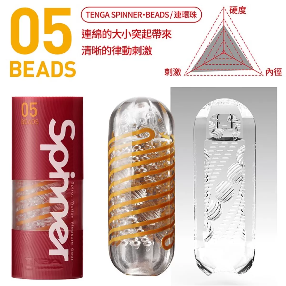 Clearance Sally's Toy Tenga Spinner 05 BEADS