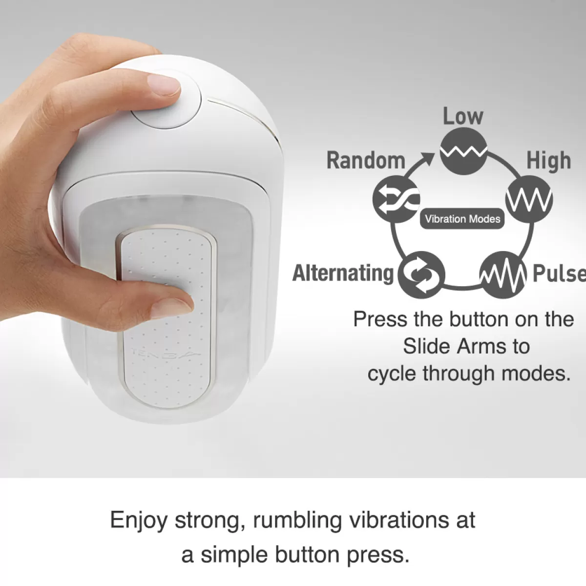 Best Sally's Toy Tenga Vibrating Flip Zero - White