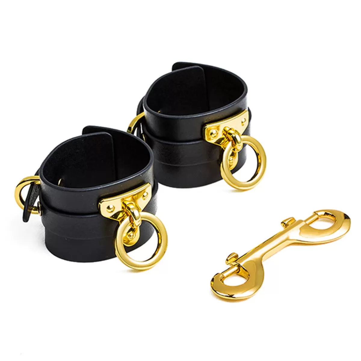 Discount Sally's Toy UPKO Leather Handcuffs - Large