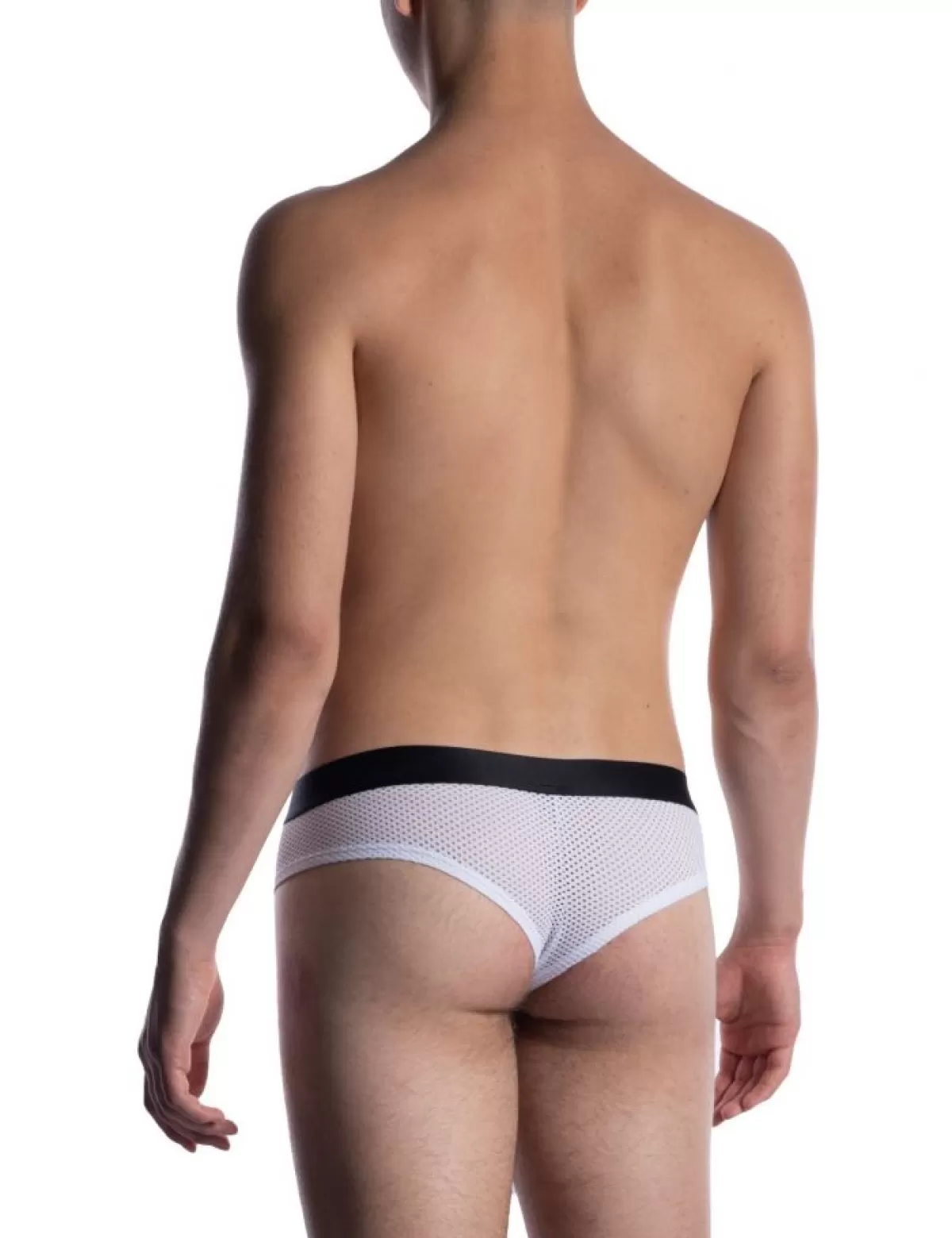 Discount Sally's Toy White Net Cheeky Brief - M